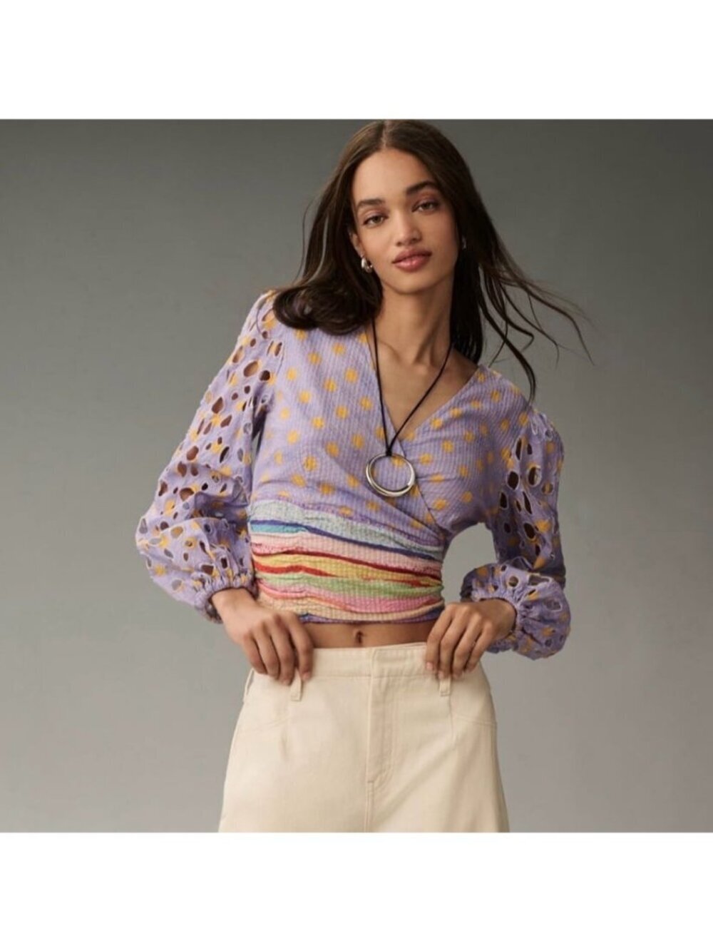 Anthropologie Conditions Apply Ernesta Wrap Top